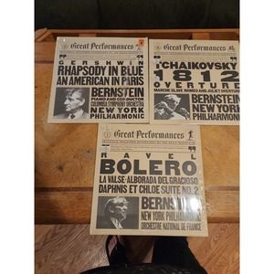Set of 3 Great Performance Vinyl Records